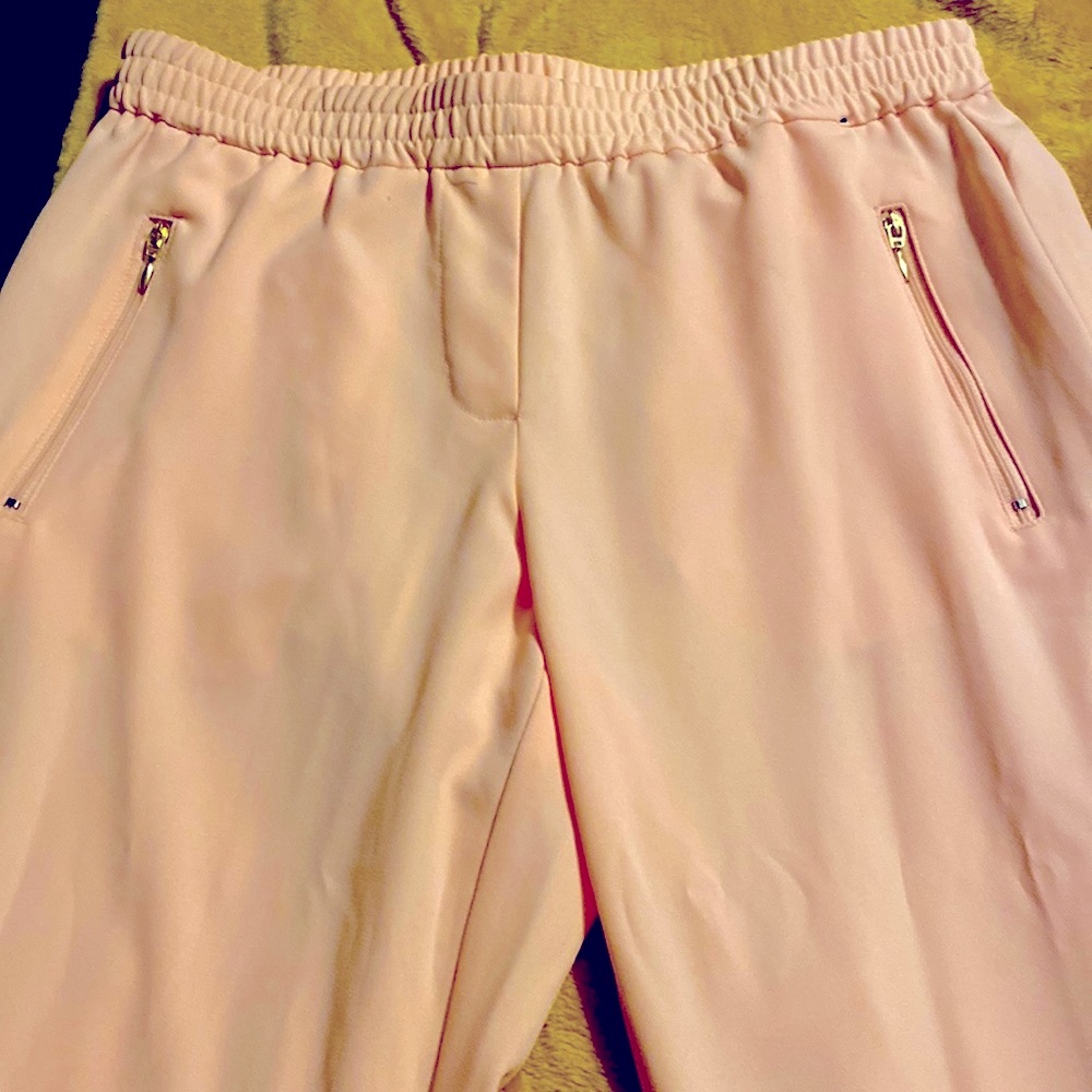 NY& Co pink tapered leg pants sz small